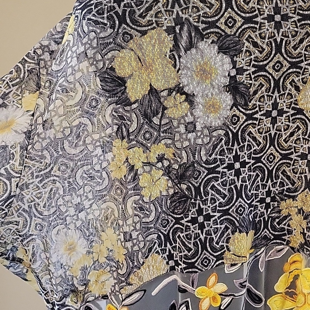 Ruby Rd Sheer Floral Duster - Picture 12 of 12